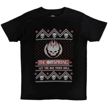 XL Black Offspring Christmas “Bad Times” Graphic Tee