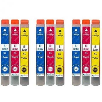 3 Go Inks Set di 3 cartucce di inchiostro C/M/Y per Epson T3357