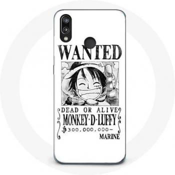 Huawei P20 Lite Schutzhülle One Piece Manga Design Weiß