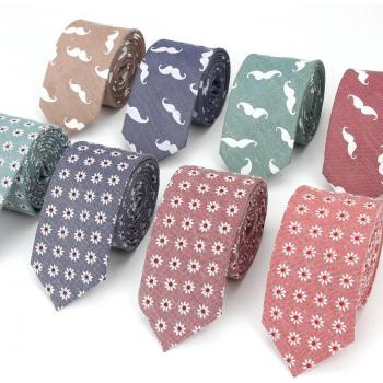 Corbata Ajustada Estilo Vintage