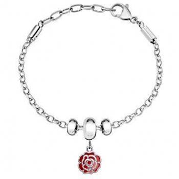 Bracciale MORELLATO DROPS charms acciaio