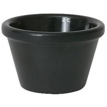 Genware Melamine Ramekin 3oz Black
