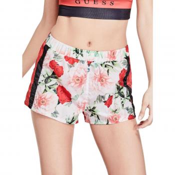 Guess Fashion Shorts für Damen – Multi‑White Flower Pattern, L