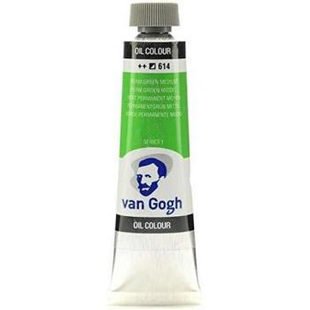 Royal Talens Van Gogh Oil Paint 40ml Tube Series 1 Permanent Green Medium