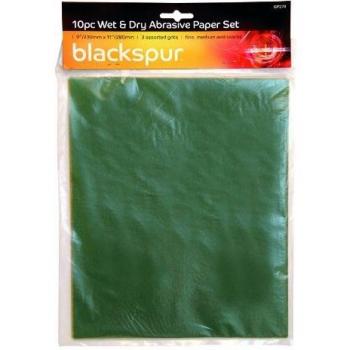 0 Pack Assorted Sandpaper Grits Wet and Dry