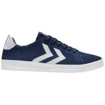 Hummel Busan Knit Sneakers Unisex Blauw 44