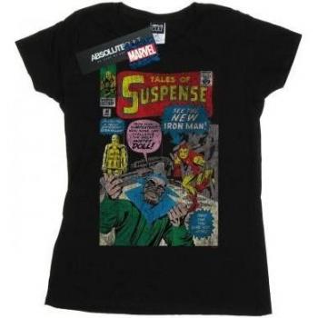 T-shirt donna Iron Man con stampa vintage in cotone