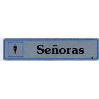 PLACA SEÑORAS ALUMINIO A-8 -