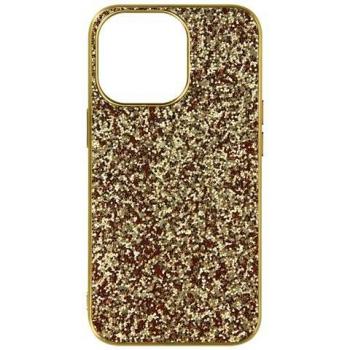 Coque Étincelante et Sécurisée, Finition Gaufrée Dorée – iPhone 13 Pro