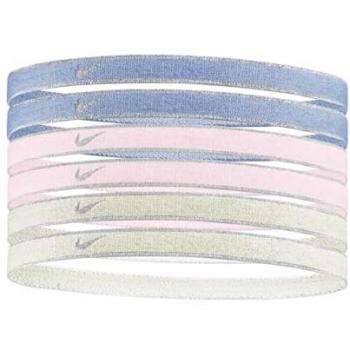 Nike Sport-Stirnband „Metallic“ – Unisex – Einheitsgröße – Lila/Pink/Yellow