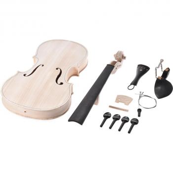 Maple Back Violin Kit with Fingerboard and Tailpiece