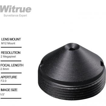 2,8 MM M12 * 0,5 CCTV Objektiv F2,0 98 Grad für Mini Kameras