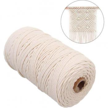 Corde décorative en coton 2mm X 200m