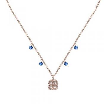 Collier La Petite Story en Acier et Cristal
