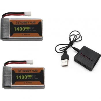 3.7V 1400mAh Battery for KY601S Syma X5C X5SW Quadcopter with Charger