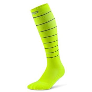 CEP PRO RUN REFLECTIVE SOCKS TALL 2.0 Herren Neon Gelb Größe 3