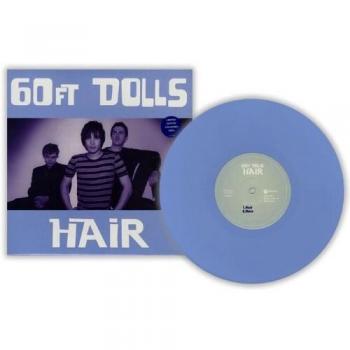 60ft Dolls Hair Blue Vinyl 1996 UK 10 inch vinyl DOLLS006T