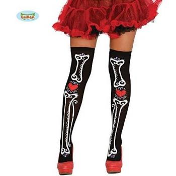 La Catrina Dia de los Muertos Overknees von Guirca