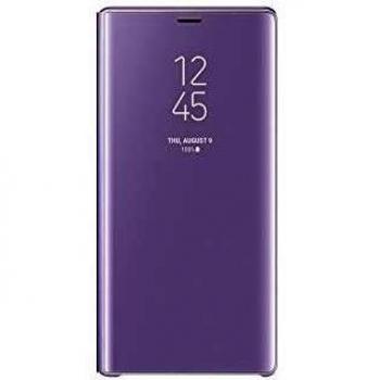 Samsung Note 9 Schutzcase EF‑ZN960 „Clear View“ in Violett, mit Standfunktion