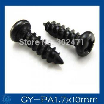 Tornillos de seguridad para CCTV 300 piezas, cabeza redonda PA1.7 * 10mm