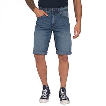 Bermuda uomo blu 5 tasche regular fit taglia 68