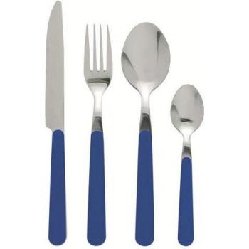Assortimento 24 posate Excelsa in tono Jolly Blu