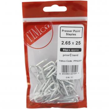 TIMco PPS25P Presser Point Staples 25 x 2.65