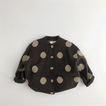 Kids Girl Cozy Dot Sweater