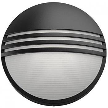 Philips Lighting Yarrow 172963016 LED-Außenwandleuchte LED fest eingebaut 6 W Schwarz