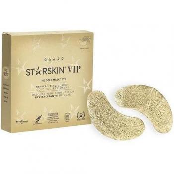StarSkin VIP Mascherina Oro per il Viso – Paio di Maschere Oculari
