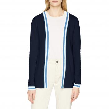 Street One Strickjacke Damen 313098 Perline, Einfarbig, Größe 34, Blau