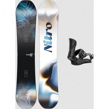 Nitro Lectra Cam‑Out + Cosmic M 2025 Snowboard‑Set Uni – Junior‑Edition (138 cm)