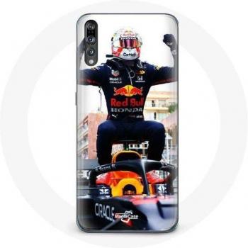Capa Exterior P20 Max Verstappen F1: Negro, Rojo y Amarillo