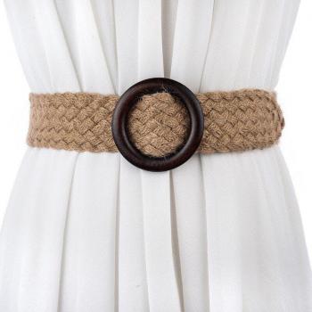 Cinturones de Lino para Mujer Estilo Coreano