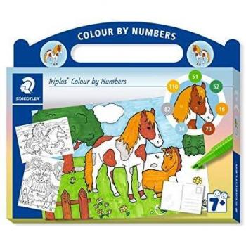 Triplus Horse Colouring Kit