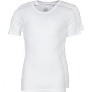 Lot de 2 T-shirts Homme Blanc Manches Courtes
