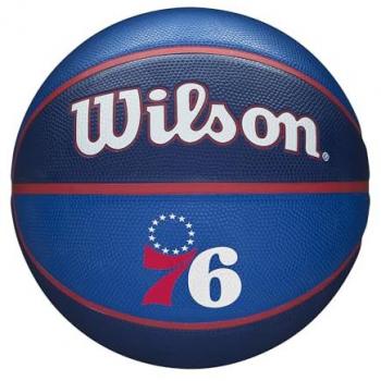 Wilson WTB1300XBPHI: Philadelphia 76ers Basketball – Unisex Blue, Size 7