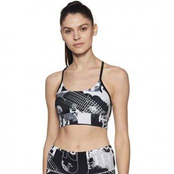 Reebok Wor Myt AOP Bra Débardeur de Sport Femme, Noir, XXS