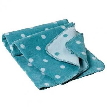 Rundpunkte-Dekokissen Richter 100x150 cm – Smaragd