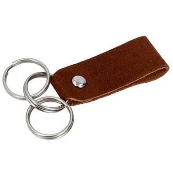 Braun Leder-Keyring Timo Vintage