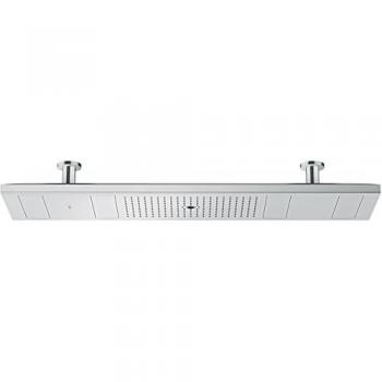 Hansgrohe AXOR ShowerSolutions – ShowerHeaven 1200/300, 4‑Jets, Beleuchtung 2700 K, in Polished Black Chrome