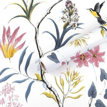 Papel Pintado de Cáscara Floral