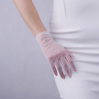 Gants antidérapants en maille à pois pour femme, L84