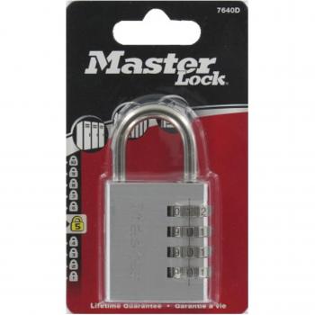 Master Lock 7640EURD Alloy Padlock, Gray