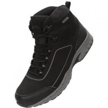 Mountain Warehouse Ramble Softshell-Wanderschuhe für Herren (Kohle/Schwarz) Größe 13