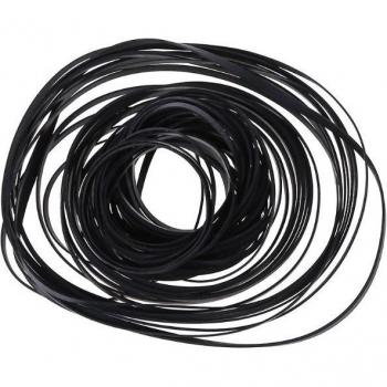 50PCS Assorted Universal Rubber Belts for Cassette Tape Machines (40-135MM)
