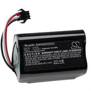 Vhbw Battery Pack Substitute for Ecovacs DA60-Darfon, ZJ1450 Home Cleaning Robot (3400 mAh, 10.8 V, Li-ion)