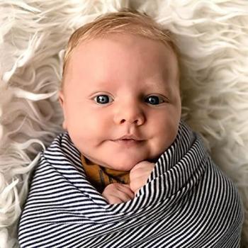 Hoppediz Pucktuch in Blau-Weiße