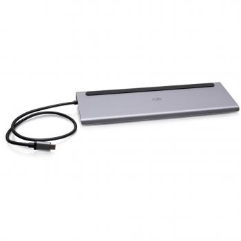 USB-C Dockingstation mit Ethernet und SD-Kartenleser