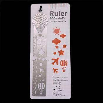 1pcs 10cm Hollow Bookmark Metal Carousel Design